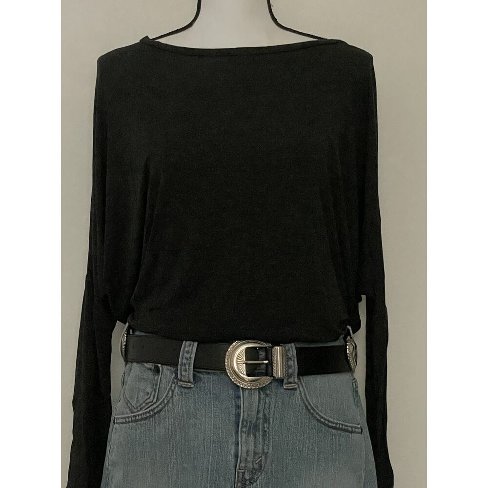 SEA & ANCHOR Tunic Women's Soft Poly Spandex Material Gun Metal Gray Size L